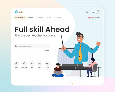 Tam Academy design ui ux web