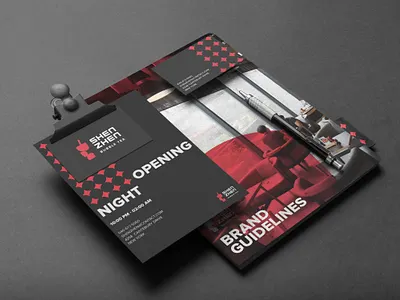 Shenzhen B.T. - Stationery Design black brand design brand identity branding bubble tea design logo logo design red