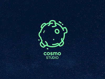 Cosmo Studio Logo branding branding design clean cosmo creative design logo minimal studio