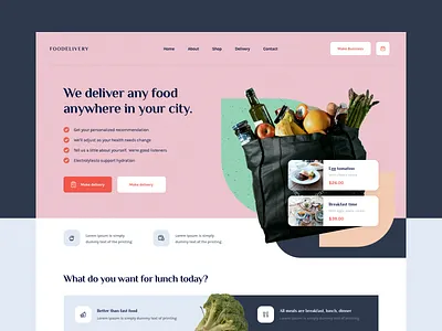 Food Delivery app branding design icon icons illustration illustrations isometric logo night ui ux web