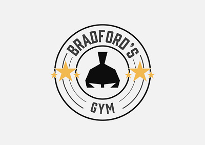 Bradford's Gym branding design gym logo logo typography