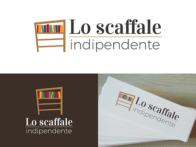 Lo scaffale indipendente adobe illustrator book book logo branding branding design editorial design logo minimal minimalist logo vector