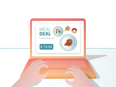 Meal Deal deal food juice laptop lunch macbook meal restaurant salad
