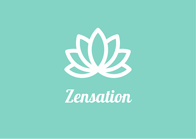 Zensation branding design flat icon icons logo logo design logo designer logo maker logodesign lotus lotus flower lotus logo