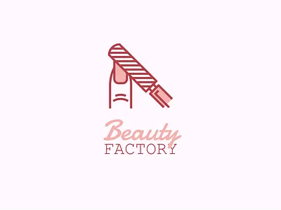 Beauty Factory branding design flat icon icons logo logo design logo designer logo maker logodesign nails nails logo salon logo