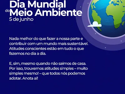 Post Meio Ambiente brand meio ambiente post