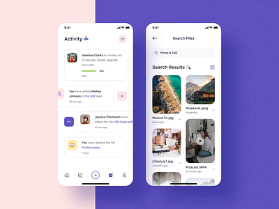 Atlas - File Manager iOS UI Kit after effects animation design file manager file sharing mobile motion motion design ui ui8 ux