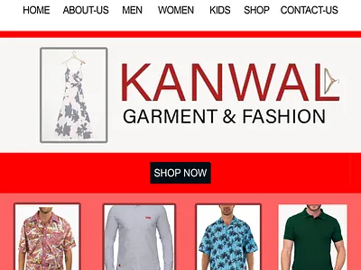 GARMENTS WEB branding design garments ui