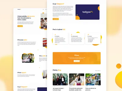 Job quiz website 2020 czech design job website minimalism modern nice deisgn orange product design quiz simple website startup ui uiux webdesign website