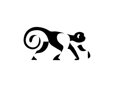 MONKEY - NEW STYLE OF LOGO animal banana black branding design forest icon identity illustration jungle logo mark marks monkey symbol