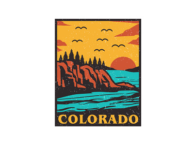 Colorado Illustrations and T-Shirts branding design colorado colorado illustration graphic designer illustration illustration artist logo designer logo ideas logo maker logo type tshirt tshirt design tshirt designer vintage vintage design