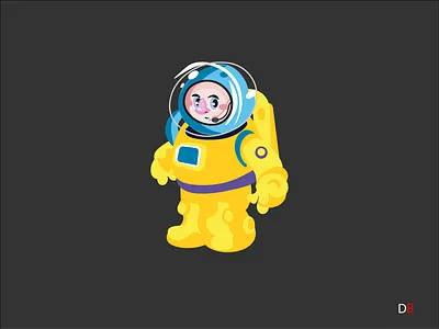 Lost in Space cartoon drawing illustration illustration art lost in space space