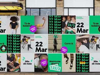 Descomplica College — posters branding brazil college descomplica design education learning visual identity