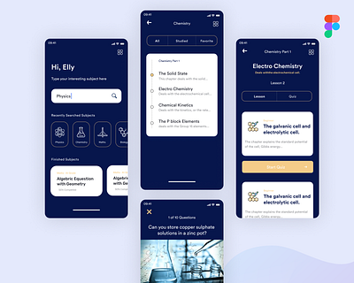 Science Learning App answer biology chemistry e material e material learn maths question quizz science and technology sciencefiction study testing ui ux