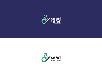 Seed Venture Logo Design | Investment management art branding clean company flat illustration investment logo logo design logos minimal typography