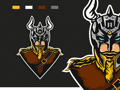 Viking Commander branding commander design esport logo esports esports logo forsale gaming illustration logo logotype mascot mascot logo mascotlogo twitch viking viking logo vikings