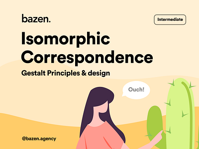 UI Tip - Isomorphic Correspondence design principles design tip design tips gestalt illustration ui ui design uidesign uidesigner uiux uiuxdesign uiuxdesigner ux design uxdesign uxdesigner