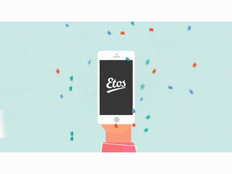 Showreel 2d animation animation app confetti gif motion design showreel