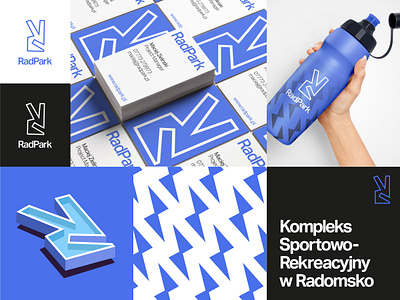 RadPark Leisure Centre brand identity branding branding and identity creative agency design leisure centre logo logo design logodesign minimal vector