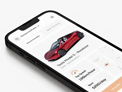 Car Rental Mobile App app bmw booking car card driver mobile mobile app mobile ui rental search tesla transport ui ux