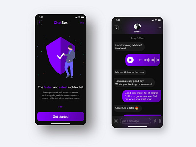 Messenger UI design app app design appdesign chat app chat ui dark mode dark ui design app messenger messenger app messengers mobile app mobile app design ui ui design uidesign uiux uiuxdesign