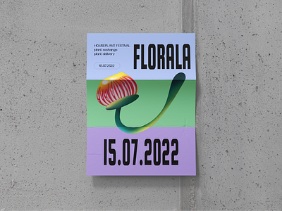 FLORALA/ Houseplant festival design identity brand identity branding comics design graphic design illustration illustration art logo minimal typography typography design vector