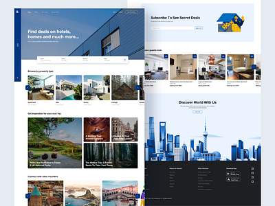 Booking Redesign Concept booking brand design design real estate ui ui ux uidesign web website concept website design