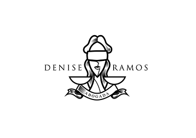 Denise Ramos Lawyer craft design illustration lawyers logo vector