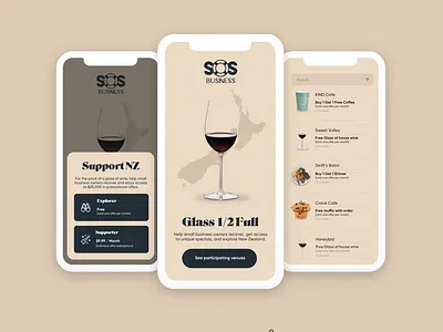 Coupon Book Application branding clean coupon design mobile mobile ui new zealand