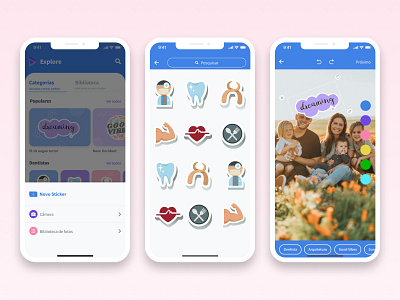 Sticky app app design design mobile mobile app mobile app design mobile design mobile ui sticker sticker design stickers ui ui ux uidesign uiux ux uxdesign uxui