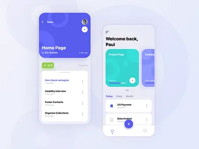 Task Manager App app application interaction interface task manager ui ux ux design