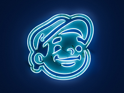 Dunn Lumber Neon branding logo mascot neon neon sign sign signage
