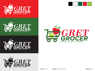 Gret Grocer Dribble Template 02 branding design icon logo typography vector