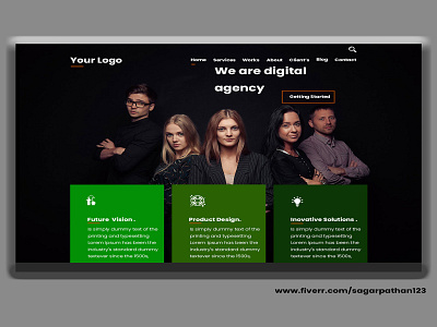 Web Template Design branding landing page design web template web template design web template designing web templates website design