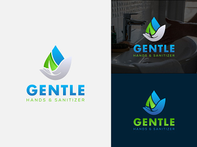 Hand sanitizer logo abstract logo abstract logo design branding corporate covid19 design gradient graphic design green logo hand sanitizer hand wash logo logo design logo design concept logo idea logo trend logo trends 2020 logos modern logo vector