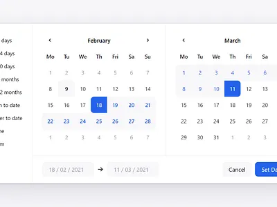 Calendar blue calendar clean date design simple ui web web design widgets widgets simple clean blue