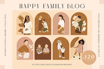 Happy Family Blog Kit banner banners blog blog kit blogger design digital art illustraion illustration illustration art illustration design illustration digital illustrations illustrator poster poster a day poster art poster banner poster design posters