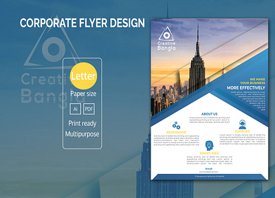 Corporate Flyer Design 300dpi black branding business businessflyer clean cmyk coffee colorful concept corporate corporate design corporate flyer creative design flyer template flyerdesign multipurpose print ready services flyer