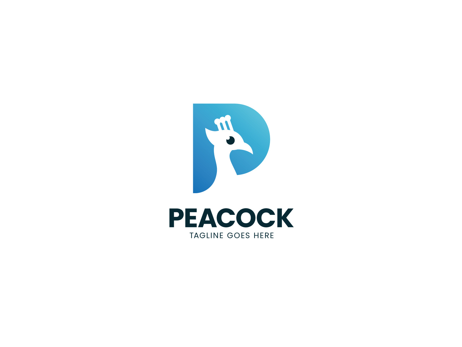 Peacock Logo for Sale animal bird blue brand branding design eagle fly flying icon illustration logo peacock template wildlife