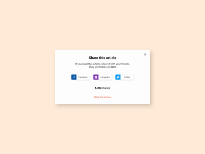 Share Modal share modal