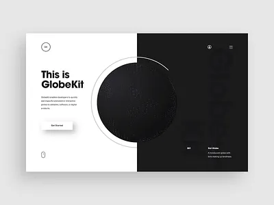 OG GlobeKit 2.0 Designs + Motion Test animation clean design earth globe interactive layout mars minimal transition ui ux web web design webgl website