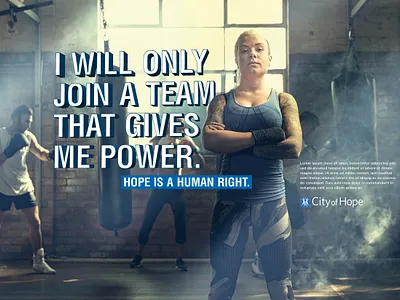 HOPE IF A HUMAN RIGHT advertising art direction concept graphic design hope hospital medical care new business pitch work print type