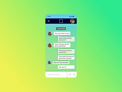 013 013 app chat dailyui dailyui013 design figma mobile social ui ux