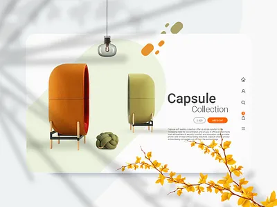 Office Furniture Store / E-Commerce decoration design ecommerce minimal office shopping store typography ui ui design ux webdesign website