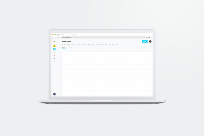 Smart Spreadsheets product design ui