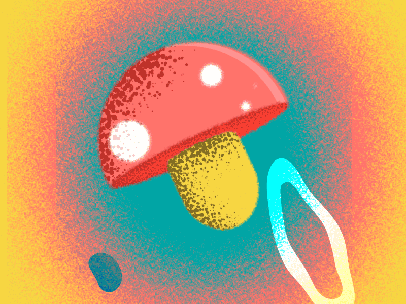 Shroom drugs hallucination loop lsd magic mushroom psilocybin psychedelic shroom trippy