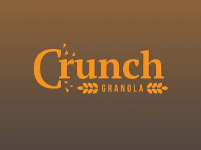 Daily Logo Challenge #21 - Granola brand granola logo vector
