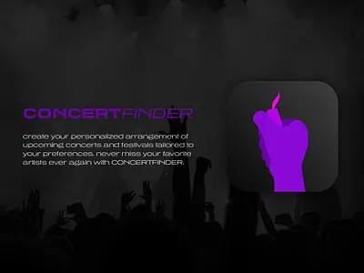 Daily UI :: 005 app appicon brand branding concert concert app daily ui daily ui challenge dailyui dailyuichallenge design festival lifestyle mobile mobile ui music music app