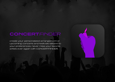 Daily UI :: 005 app appicon brand branding concert concert app daily ui daily ui challenge dailyui dailyuichallenge design festival lifestyle mobile mobile ui music music app