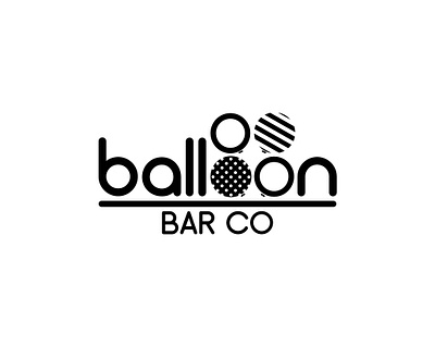 Balloon Bar Co Logo branding design graphic design logo typography